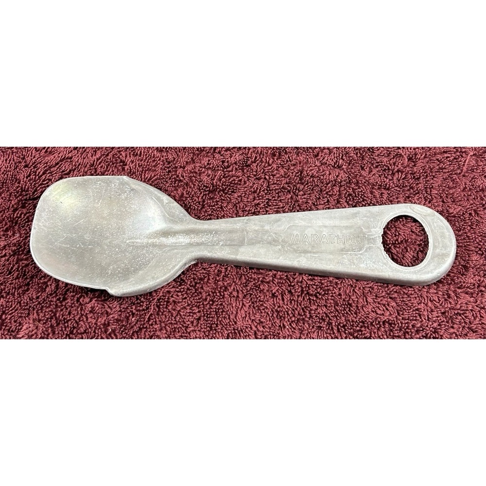 Vintage 8" Aluminum Short'ning and Ice Cream Spoon Lard and Shortening Scoop